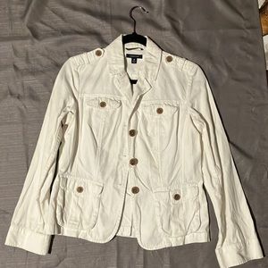 White denim button up/Jacket